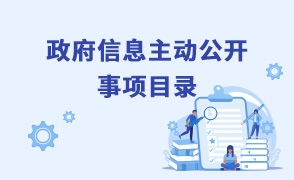 西豐縣政府信息主動(dòng)公開事項(xiàng)目錄